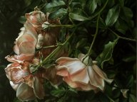 rosebush2.jpg - 120 x 160 cm  oil tempera on canvas   2016